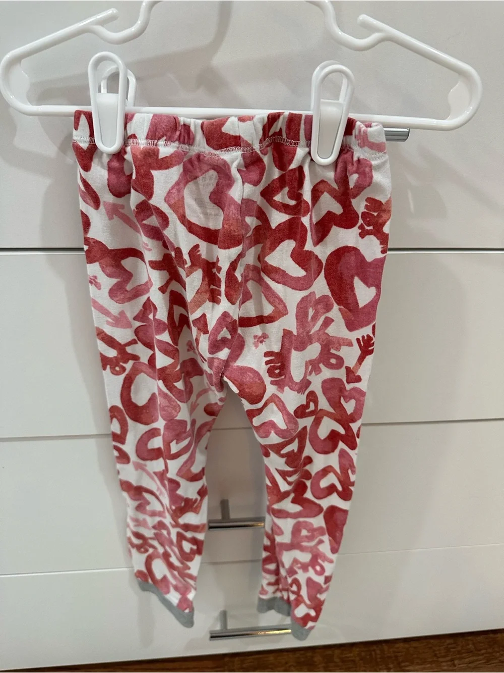 Children's Heart Print Pink Pajama Set - Burt's Bees Size 5T